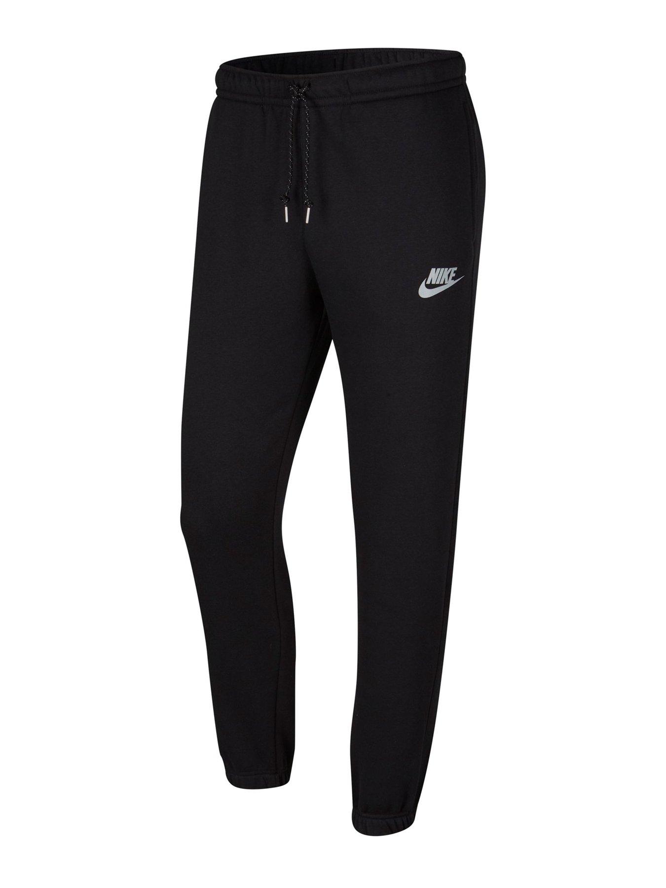 nike club fleece joggers black