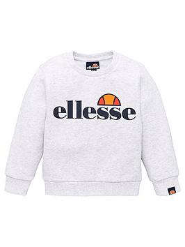 ellesse-younger-boys-crew-neck-sweat-top-white