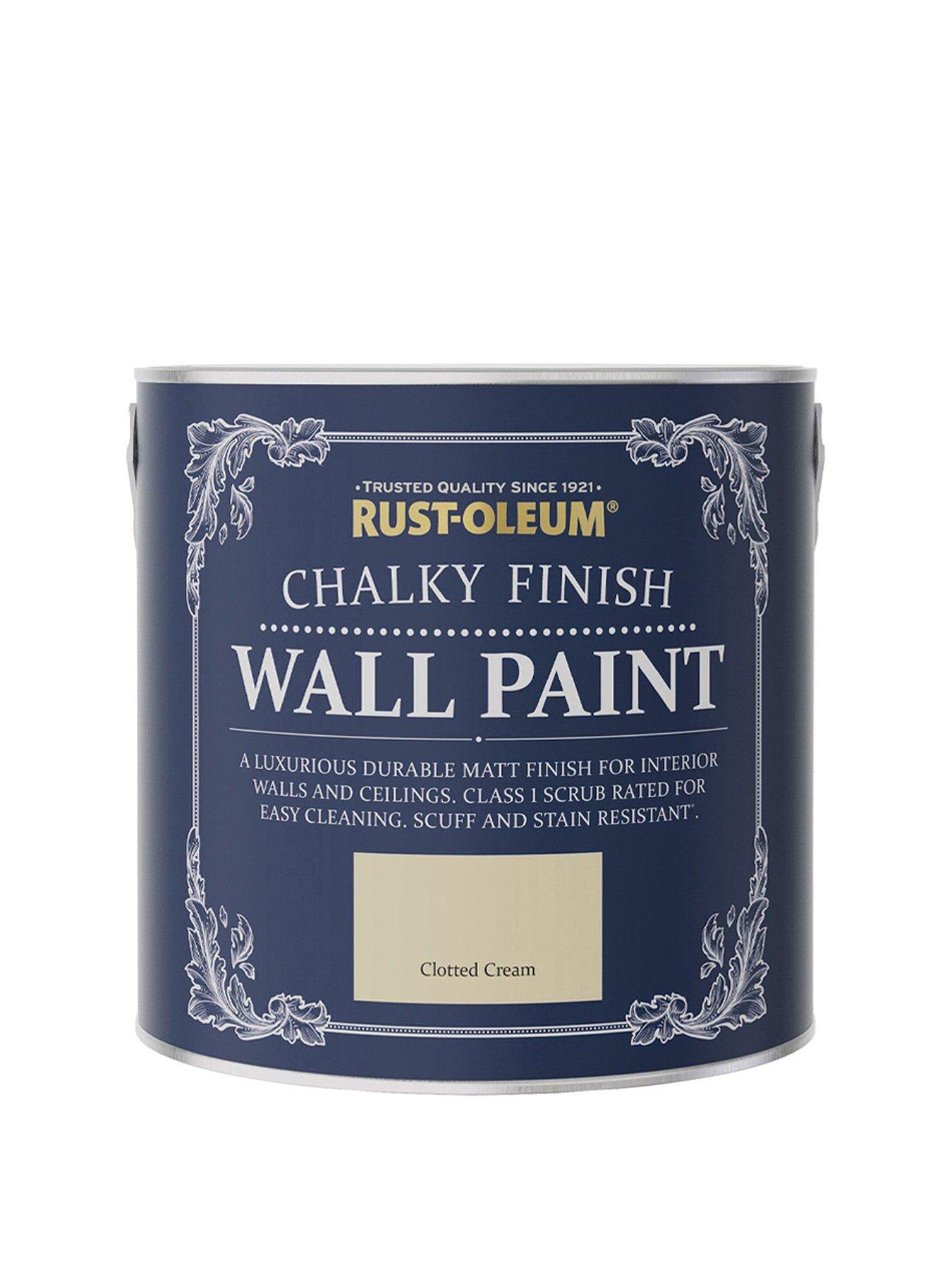 Rust-Oleum Chalky Finish 2.5-litre Wall Paint – Clotted Cream