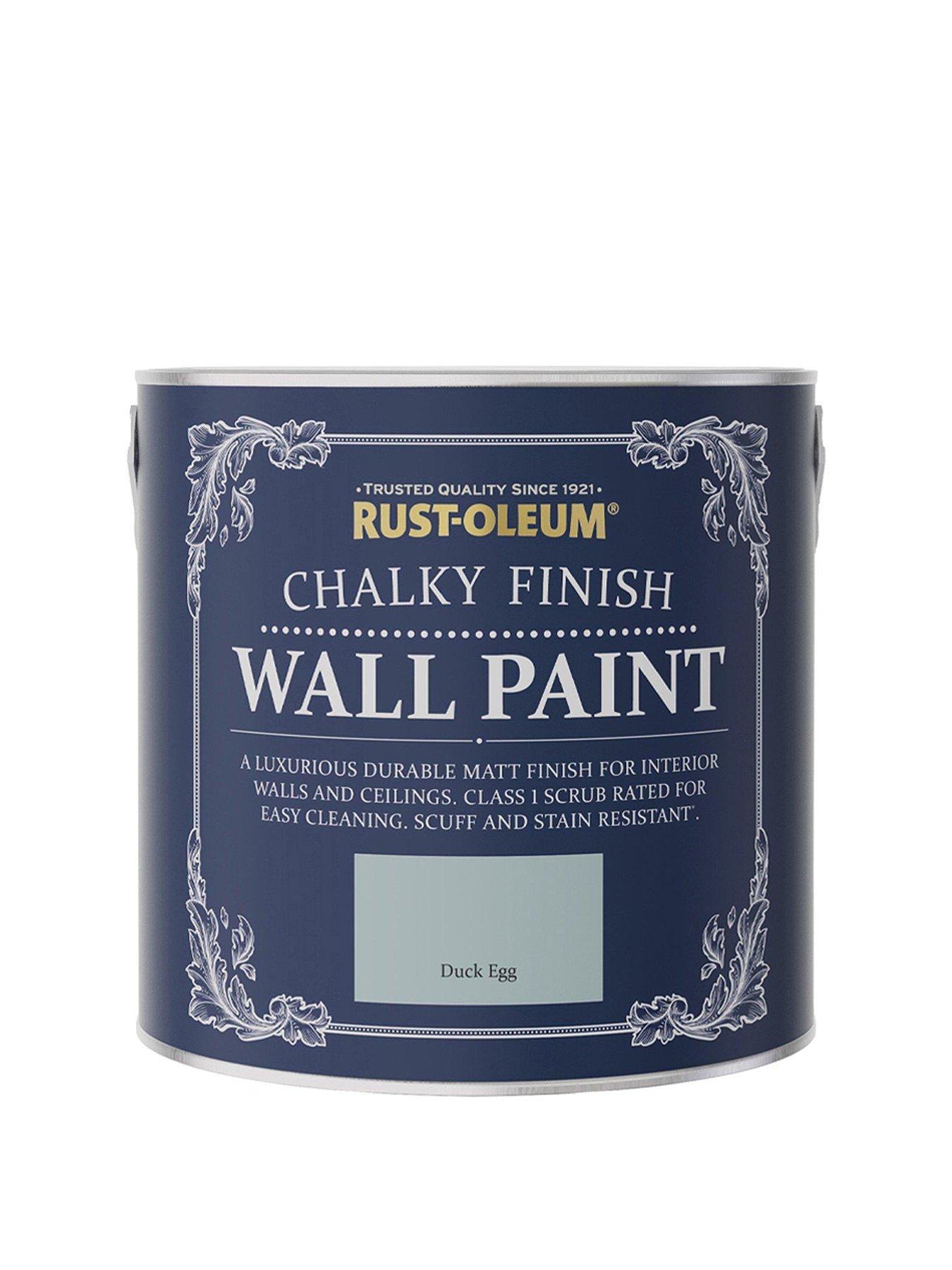 Rust-Oleum Chalky Finish 2.5-litre Wall Paint – Duck Egg
