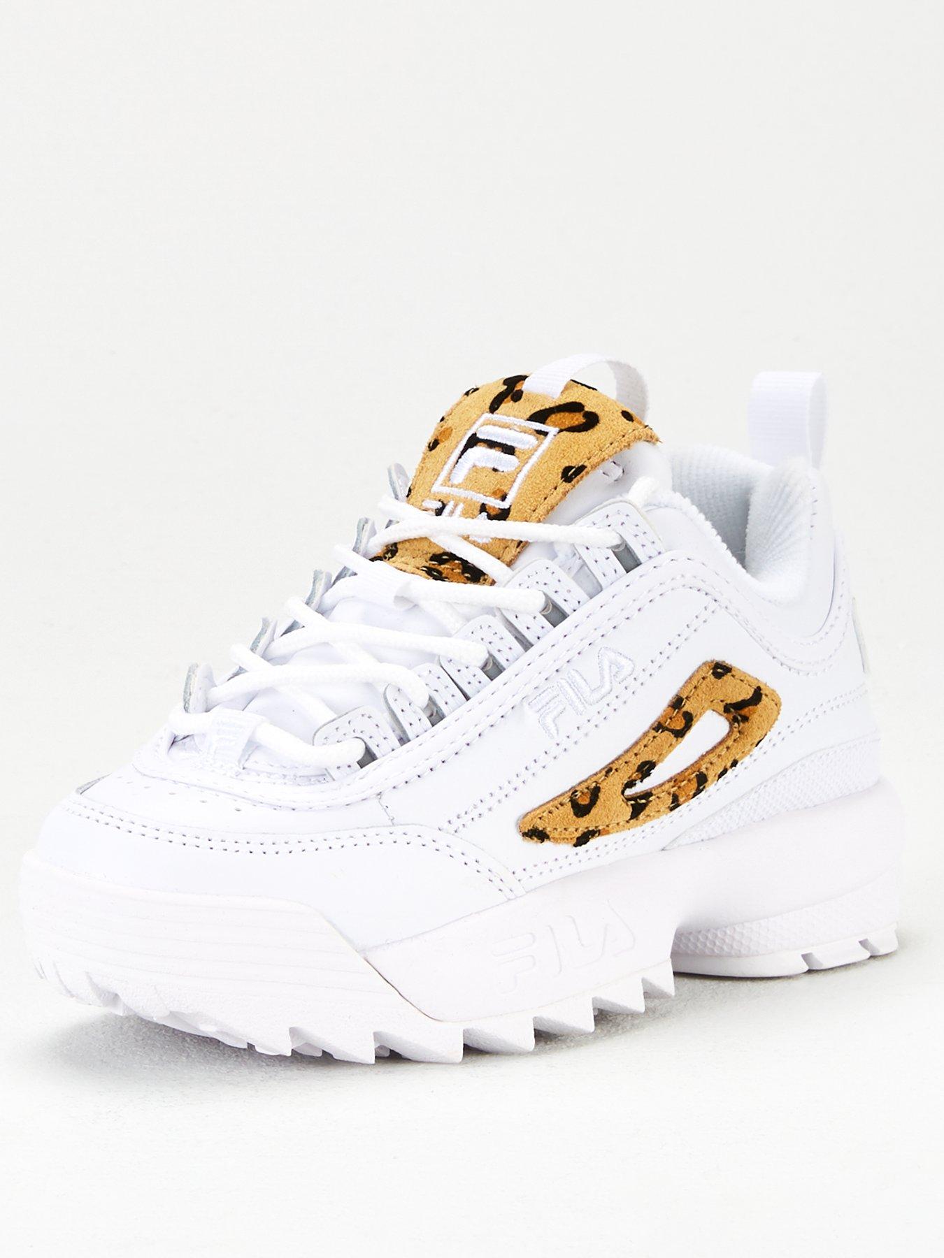 fila trainers girls size 2