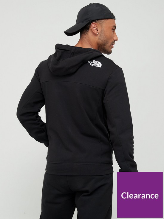 stillFront image of the-north-face-himalayan-full-zip-hoodie-black