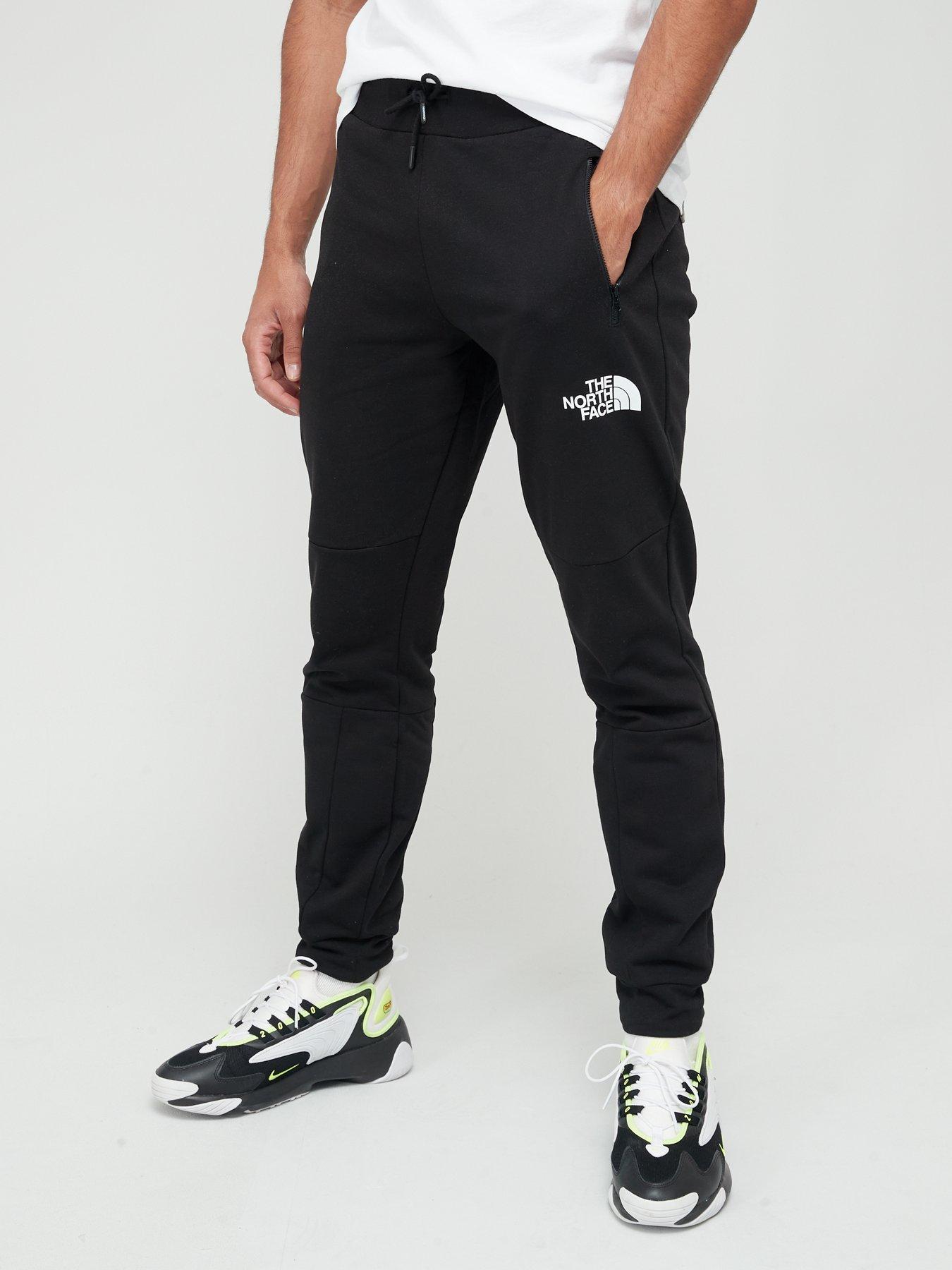 mens black north face tracksuit