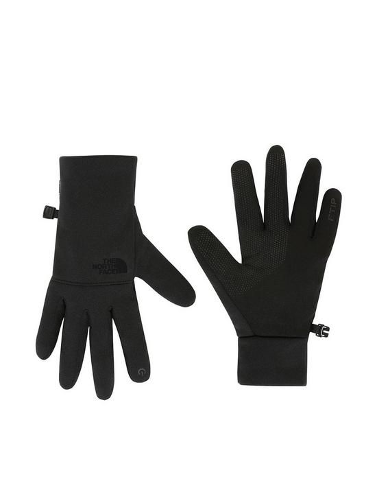 front image of the-north-face-recycled-etip-gloves-black