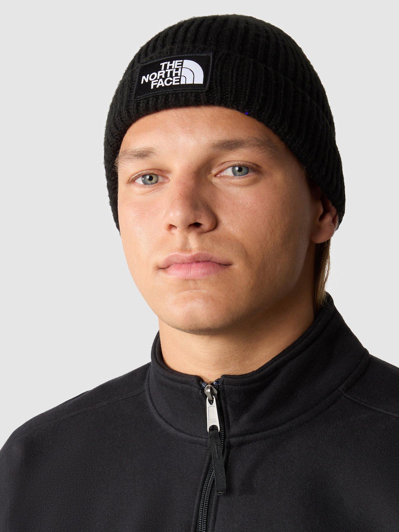 THE NORTH FACE Men's Logo Box Cuffed Beanie Black Littlewoods