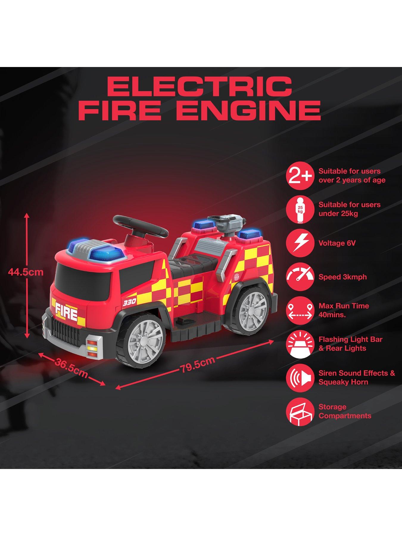 Image 6 of 6 of EVO Fire Engine 6 Volt Electric Ride On