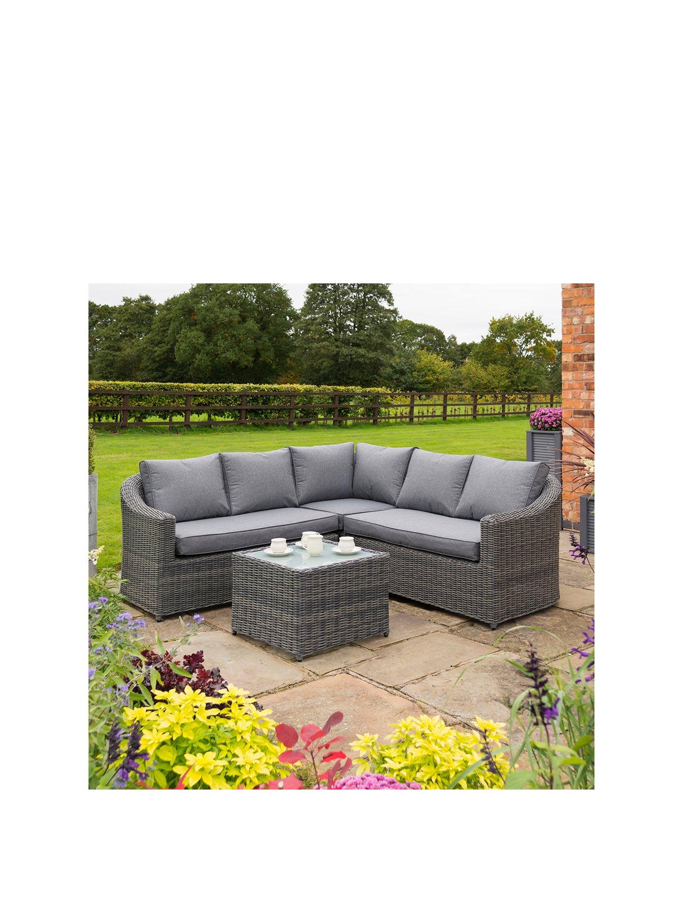 Image 1 of 6 of Rowlinson Bunbury Corner Set Grey Weave