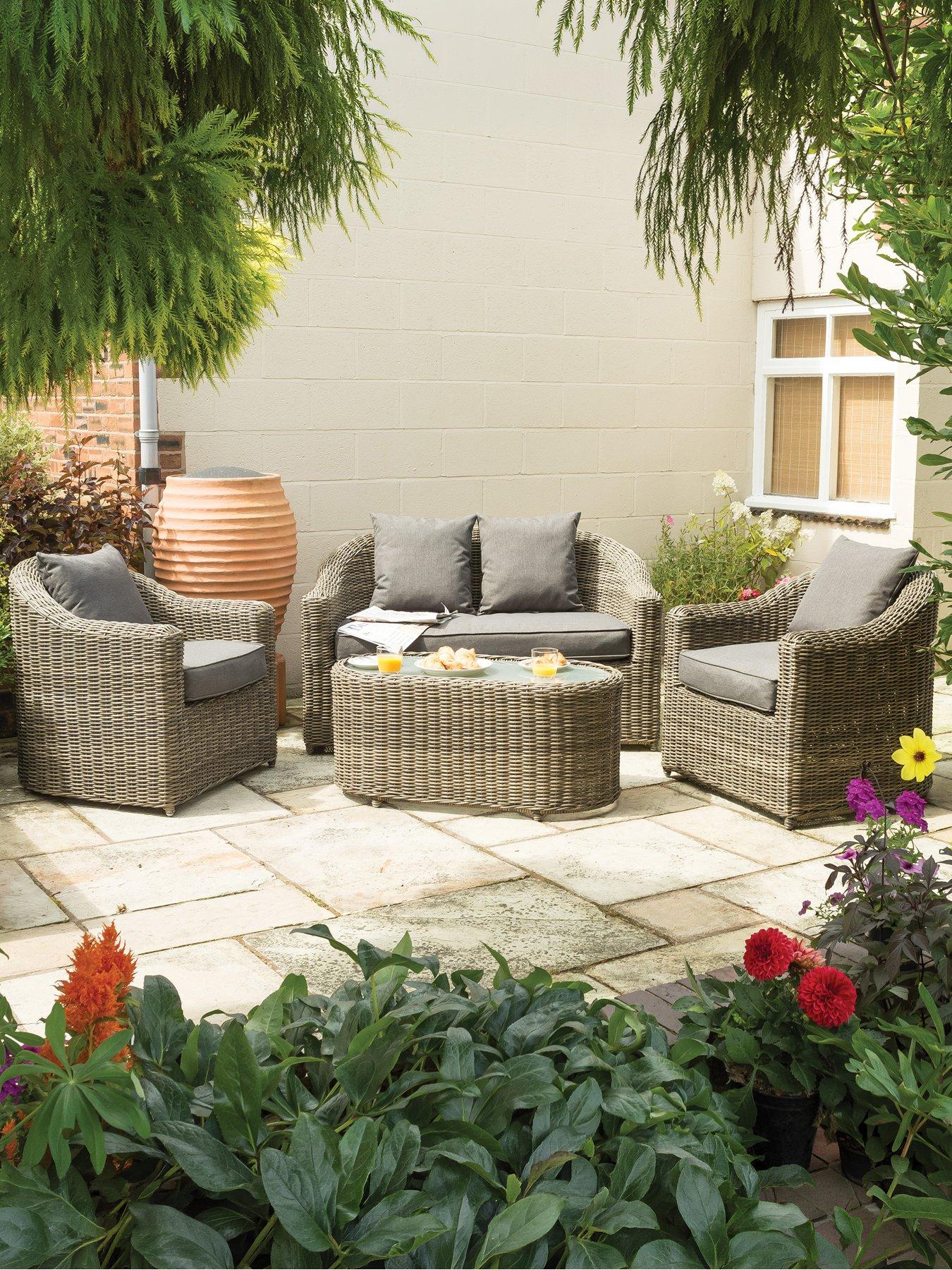 Rowlinson Bunbury Sofa Set Natural Weave