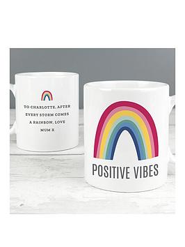 Very Personalised Rainbow Mug Picture
