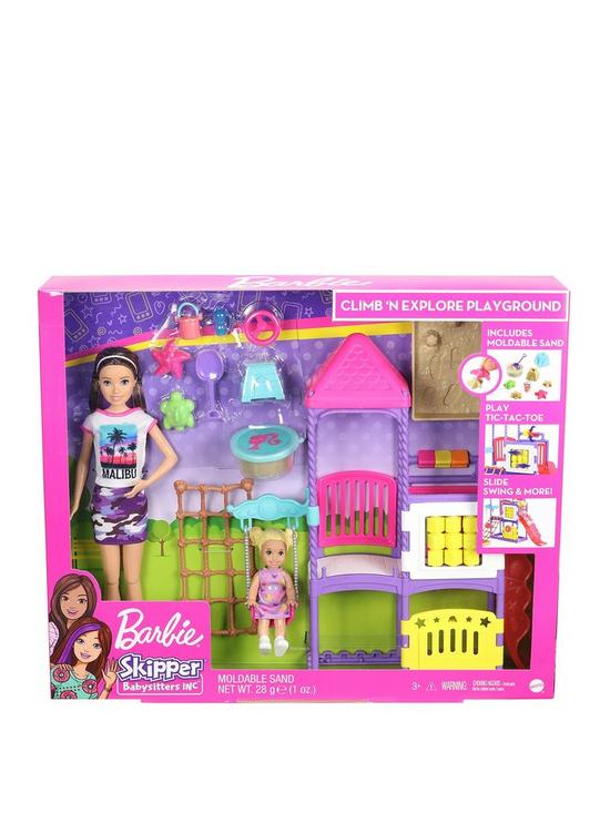 stillFront image of barbie-skipper-babysitters-inc-climb-lsquon-explore-playground-dolls-and-playset