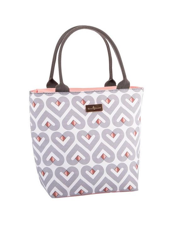 stillFront image of beau-elliot-vibe-insulated-lunch-tote-with-300ml-travel-mug