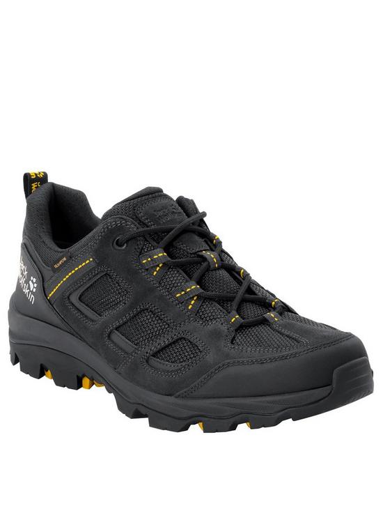 front image of jack-wolfskin-texapore-low-black