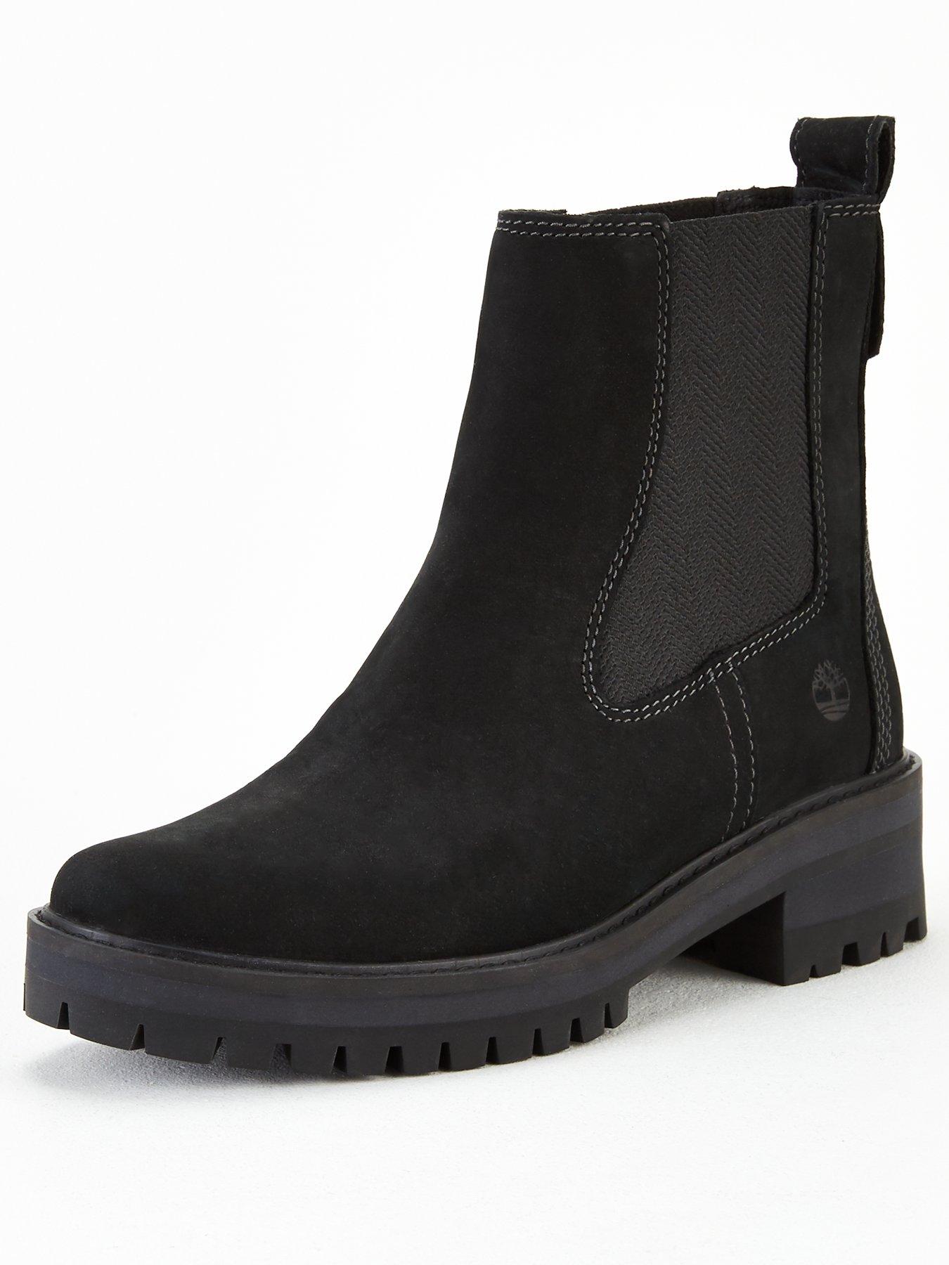 womens timberland boots black