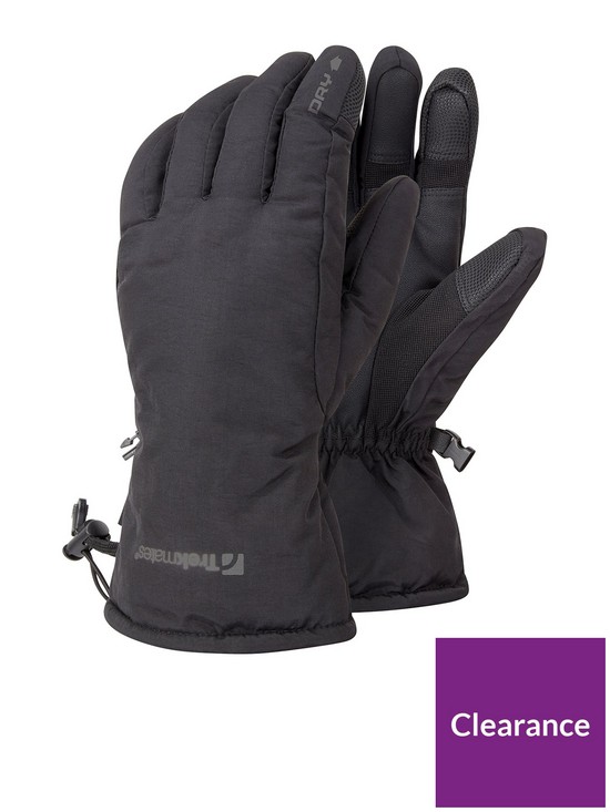 front image of trekmates-beacon-dry-gloves-blacknbspnbsp