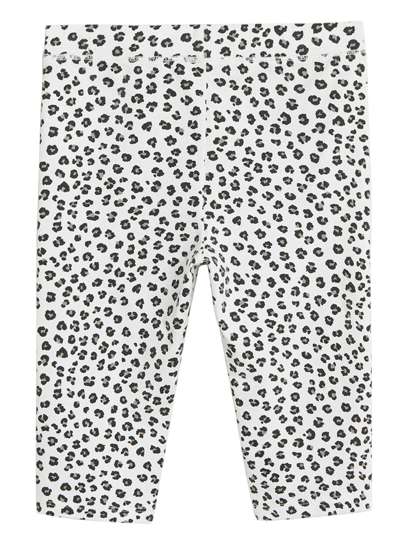 girls leopard print cycling shorts