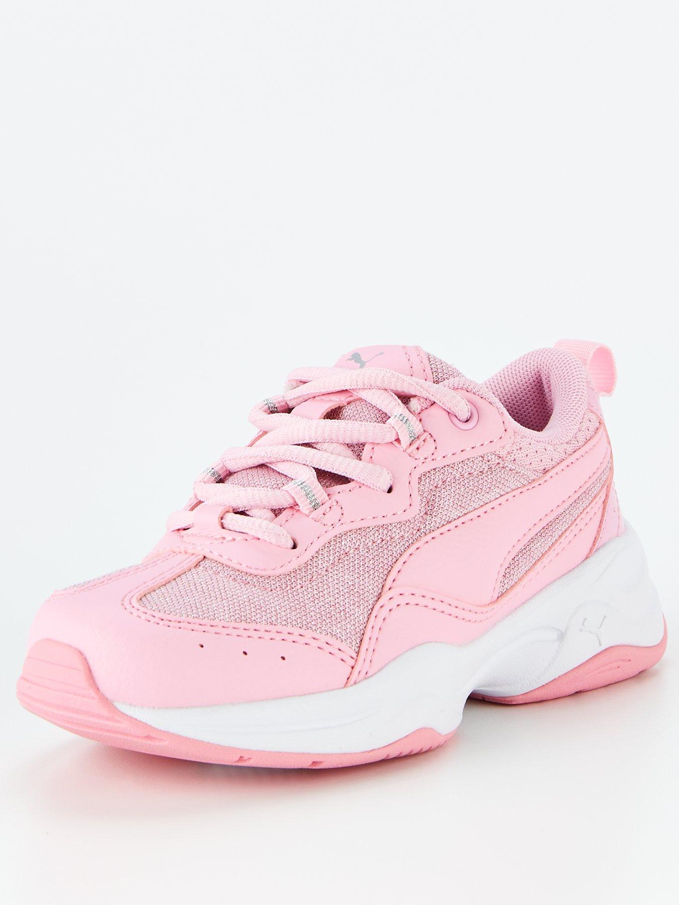 pink glitter puma trainers