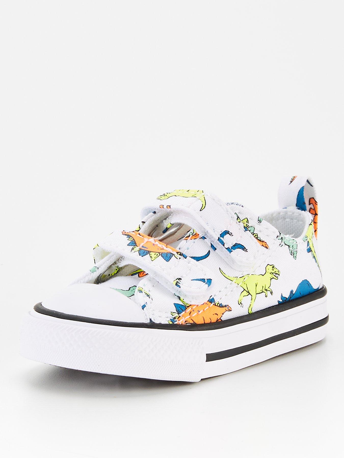 converse chuck taylor all star 2v dinosaur infant ox