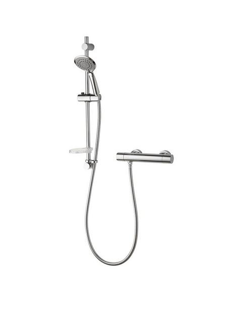 aqualisa-round-bar-valve-mixer-shower-and-adjustable-height-kit