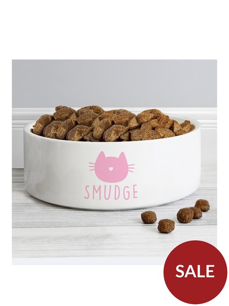 the-personalised-memento-company-personalised-cat-bowl