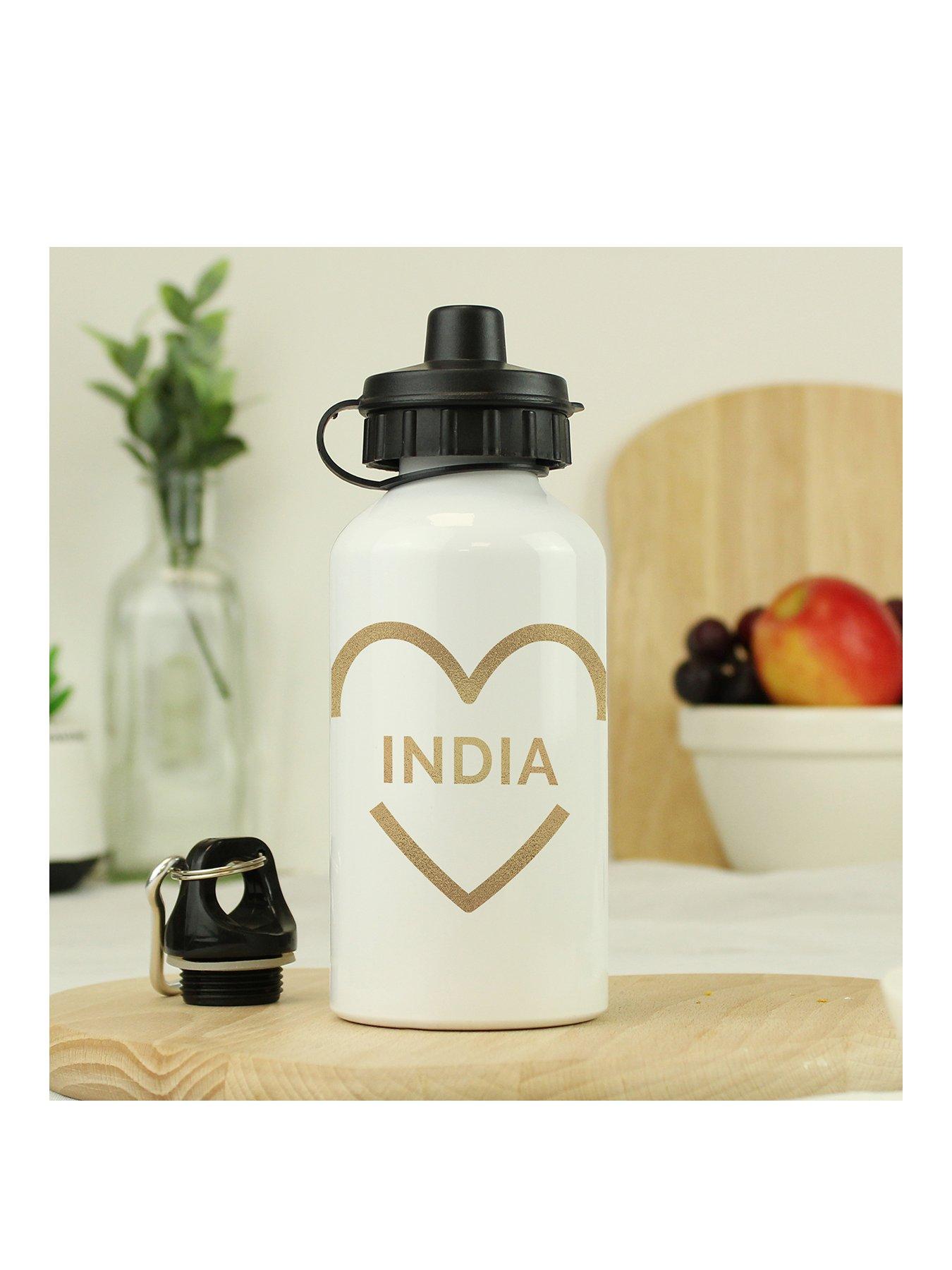 front image of the-personalised-memento-company-personalised-gold-heart-drinks-bottle