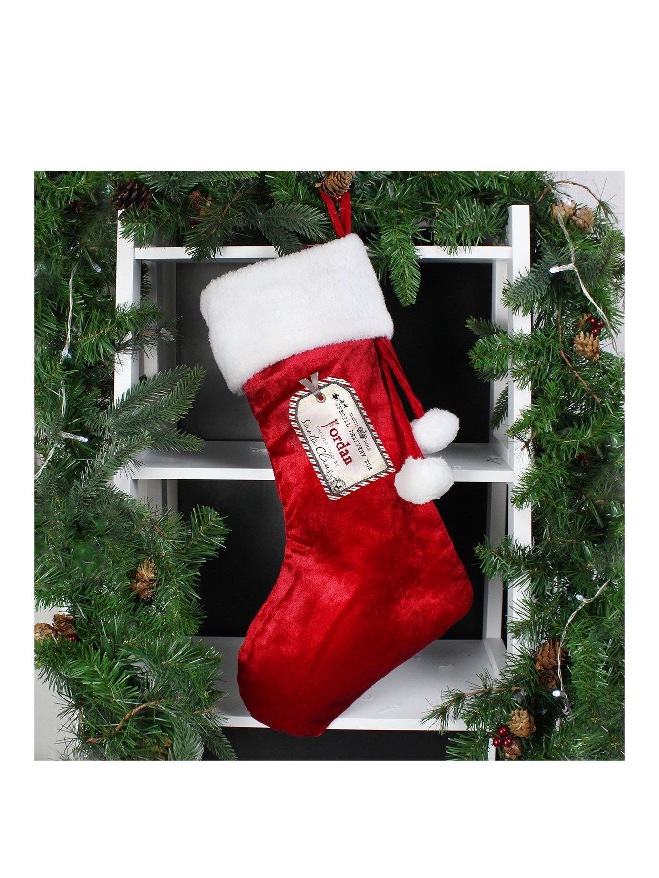 undefined Personalised Special Delivery Tag Christmas Stocking