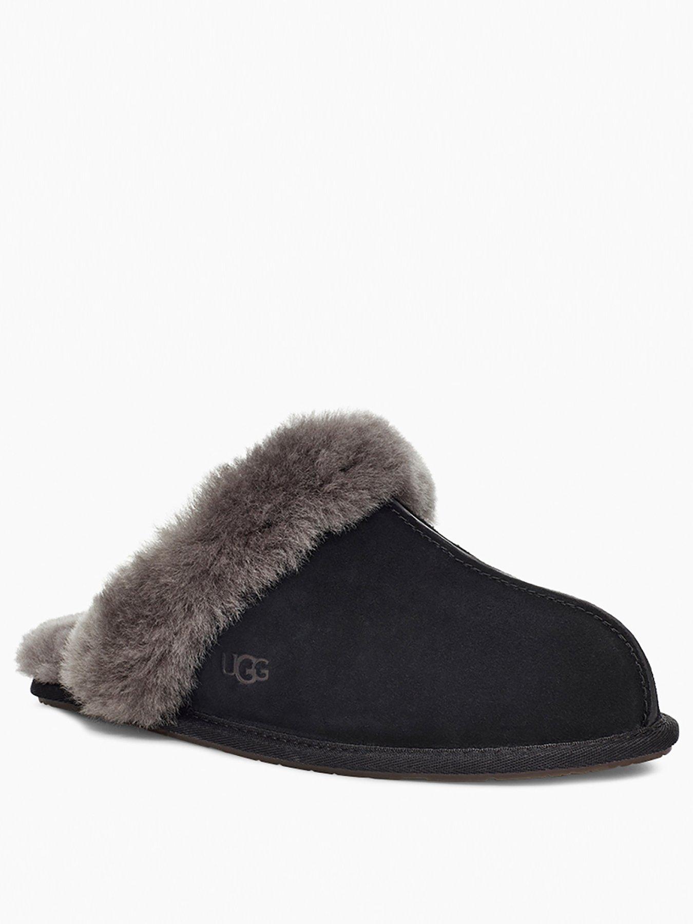 undefined Scuffette II Slipper - Black/Grey