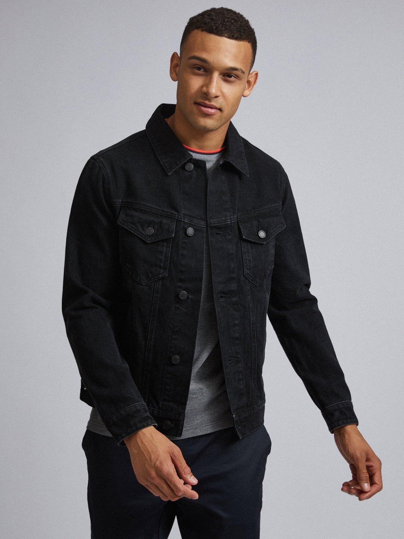 burton mens denim jacket