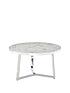  image of ivy-marble-effect-circle-coffee-table