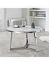  image of ivy-marble-effect-circle-coffee-table