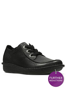 clarks-funny-dream-lace-up-flat-shoe-black