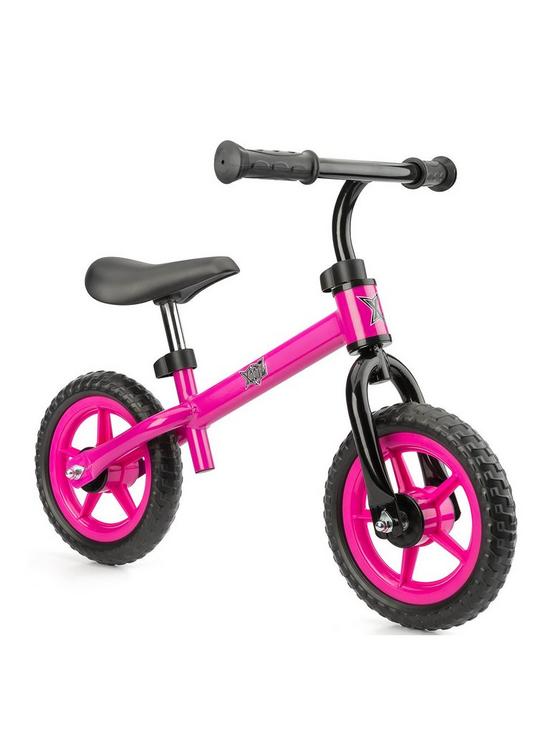 front image of xootz-10-balance-bike-pinknbsp