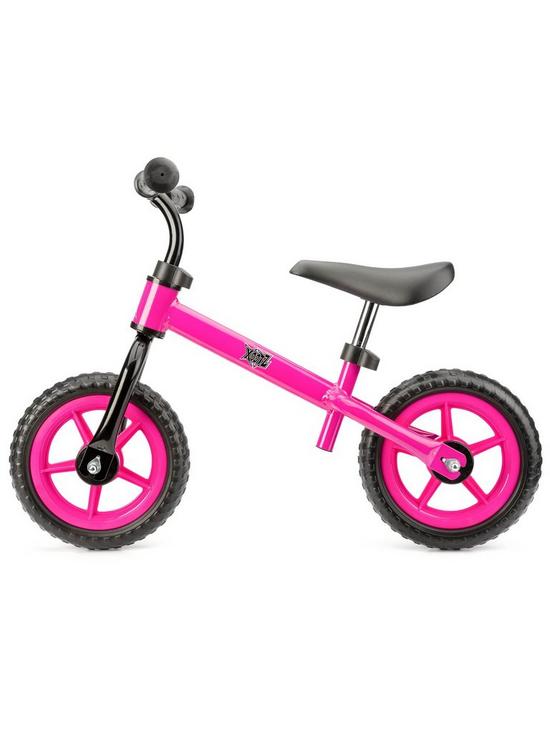 back image of xootz-10-balance-bike-pinknbsp