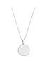  image of simply-silver-sterling-silver-925-personalised-engravable-beaded-edge-pendant