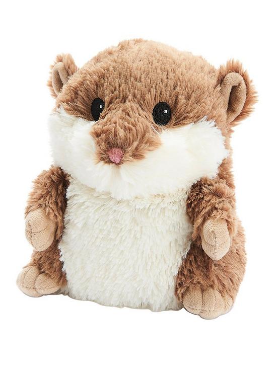 front image of warmiesreg-fully-heatable-cuddly-toy-scented-with-french-lavender--hamster-brown