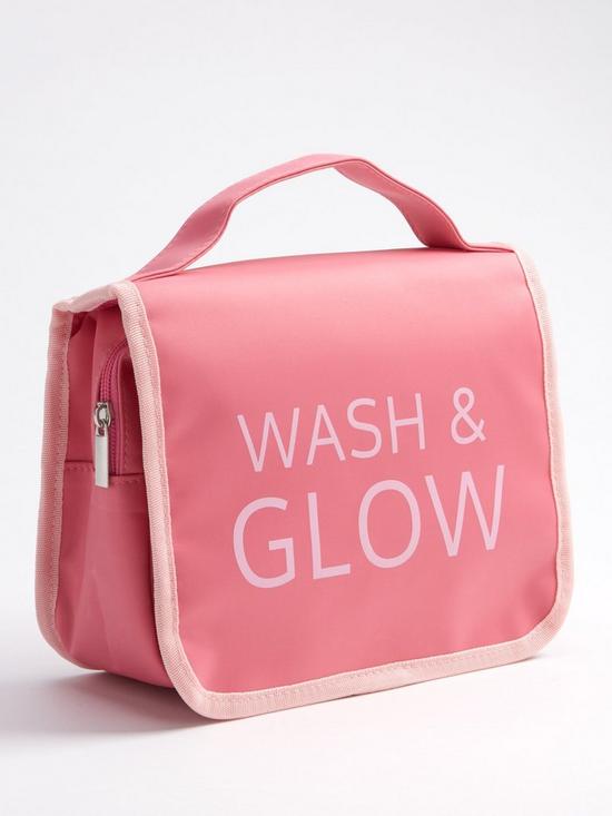 stillFront image of wash-amp-glow-travel-wash-bag