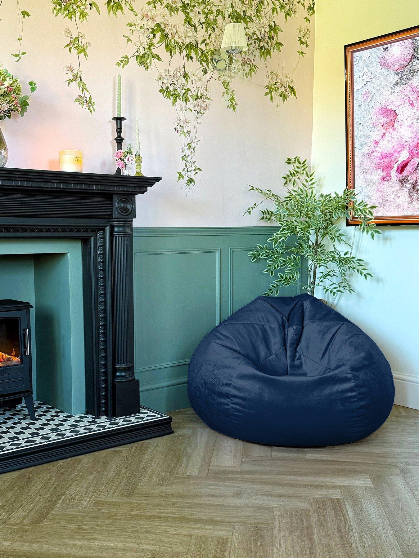 rucomfy Slouchbag Velvet Beanbag