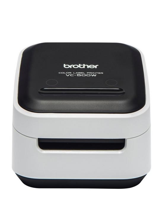 front image of brother-vc-500w-full-colour-label-printer