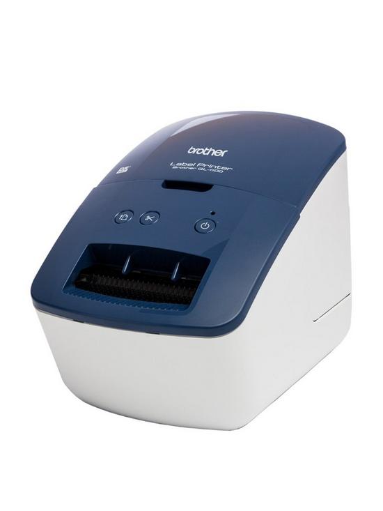 front image of brother-ql-600b-postage-and-address-label-printer