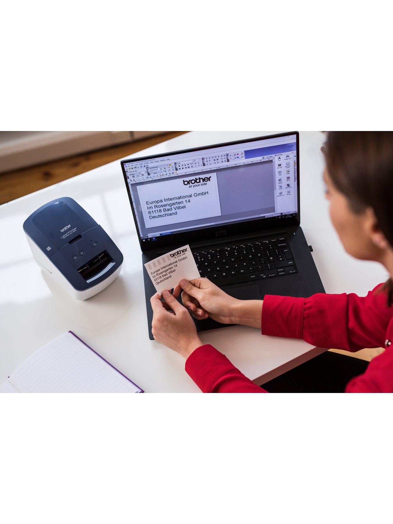  image of brother-ql-600b-postage-and-address-label-printer