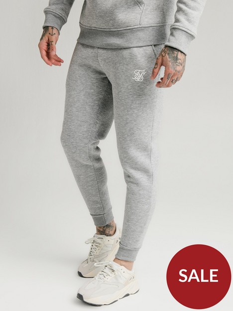 sik-silk-muscle-fit-jogger-grey-marl