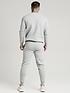  image of sik-silk-muscle-fit-jogger-grey-marl