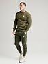  image of sik-silk-muscle-fit-jogger-khaki
