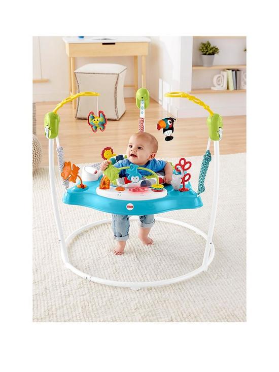 front image of fisher-price-colour-climbers-jumperoo-baby-bouncer