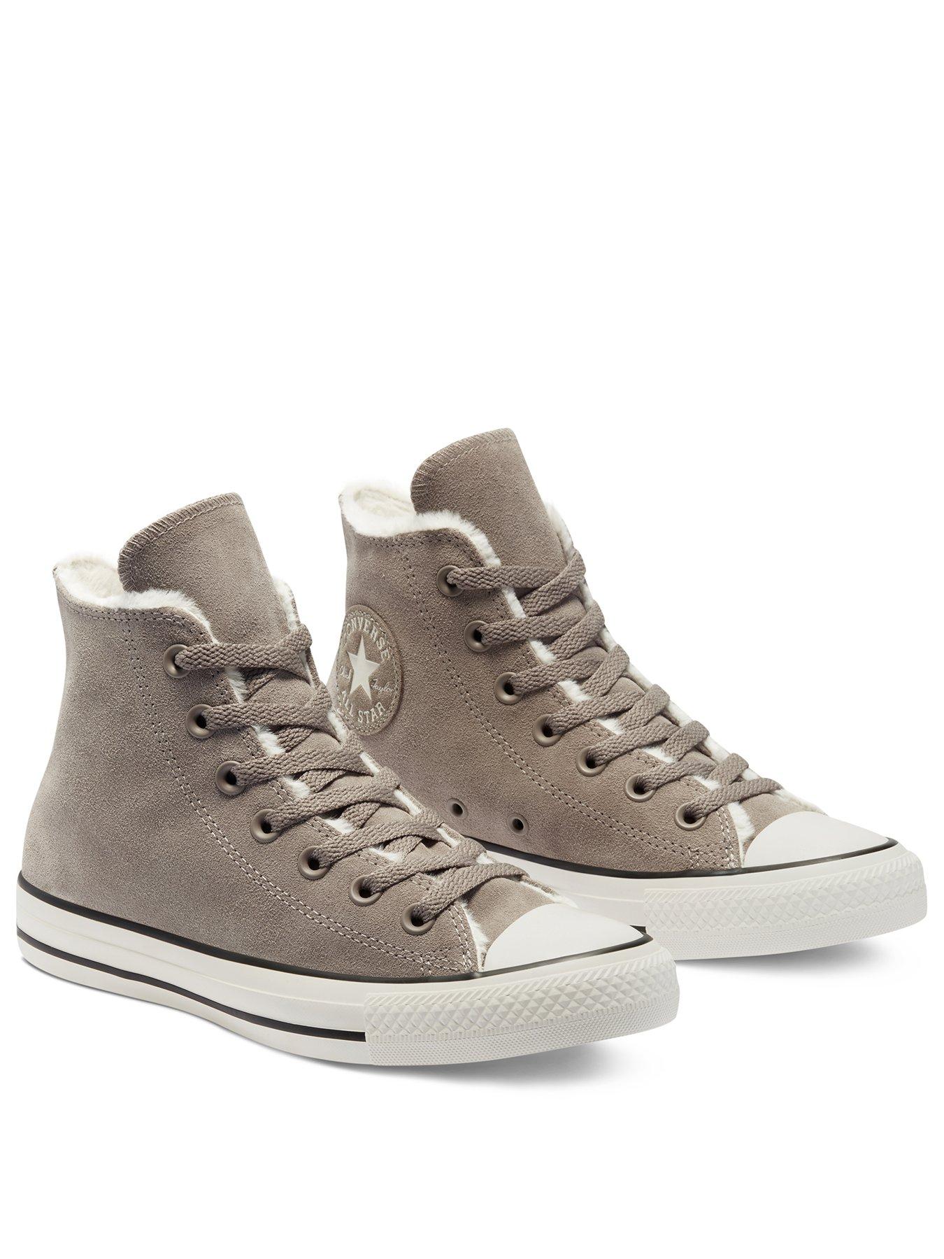 converse fur lined high tops