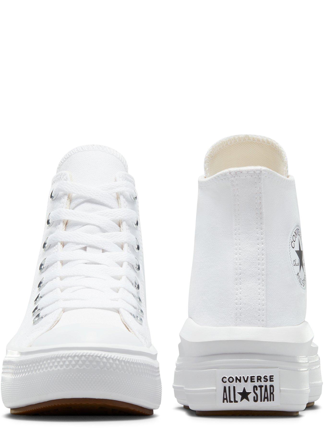 Converse Womens Move Hi Top Trainers White Littlewoods