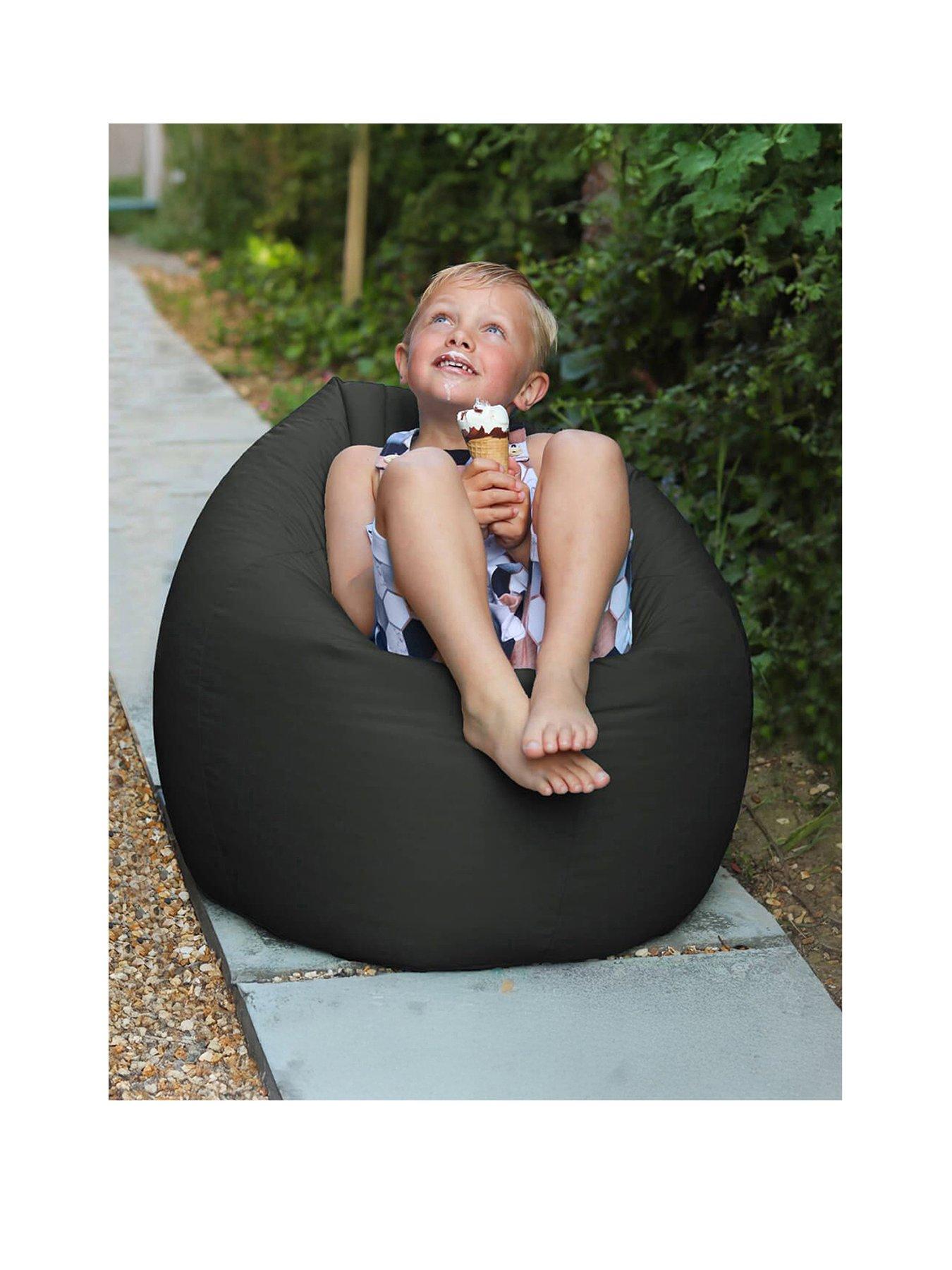 Image 1 of 5 of rucomfy Kids Classic Indoor/Outdoor Beanbag in Grey