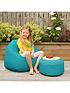  image of rucomfy-kids-classic-indooroutdoor-beanbag-blue