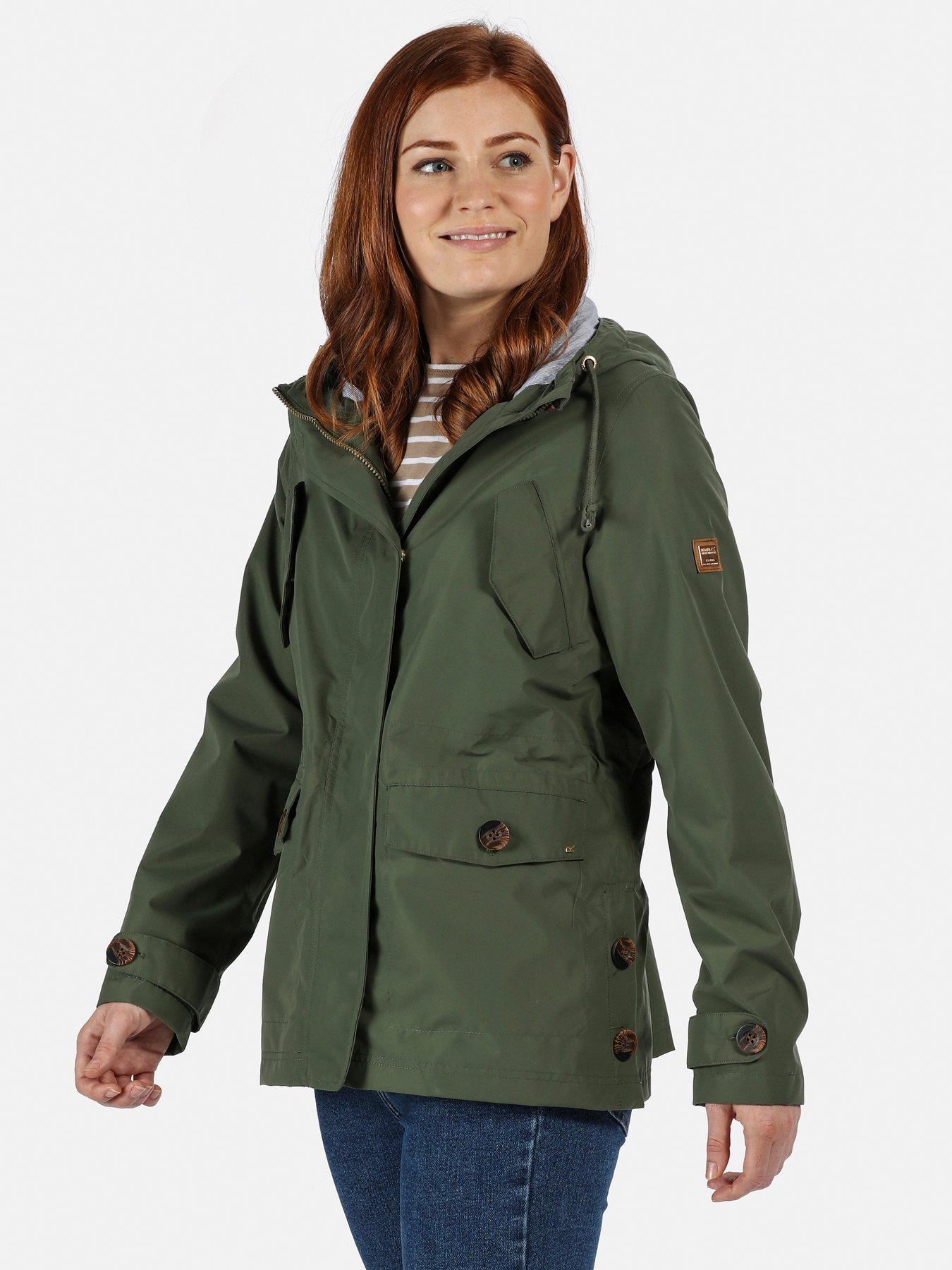 khaki green waterproof jacket