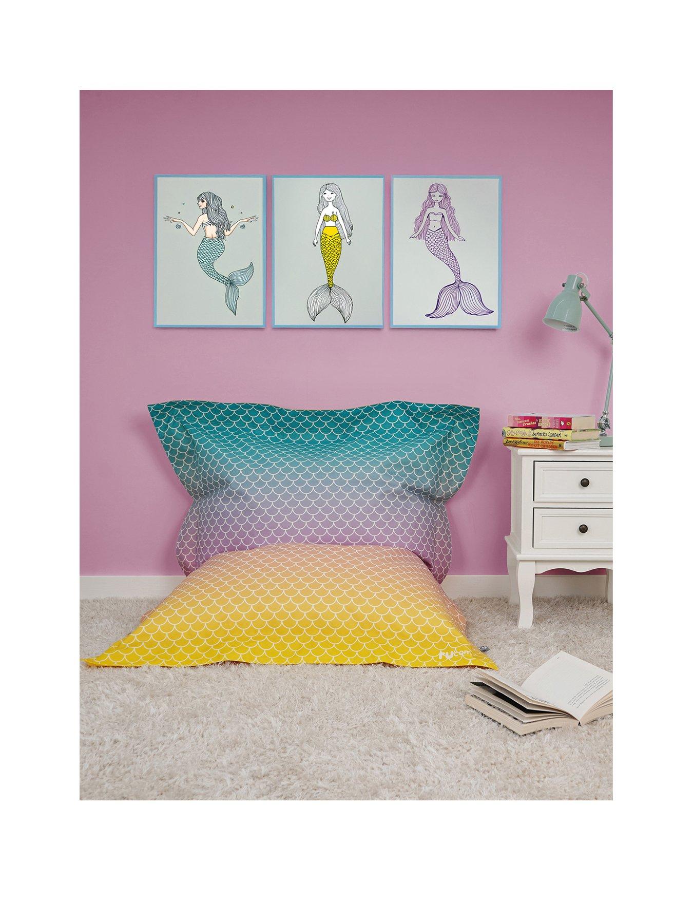 undefined Mermaid Ombre Junior Squarbie Beanbag