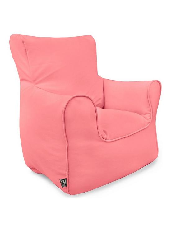front image of rucomfy-kids-armchair-beanbag--nbsppink